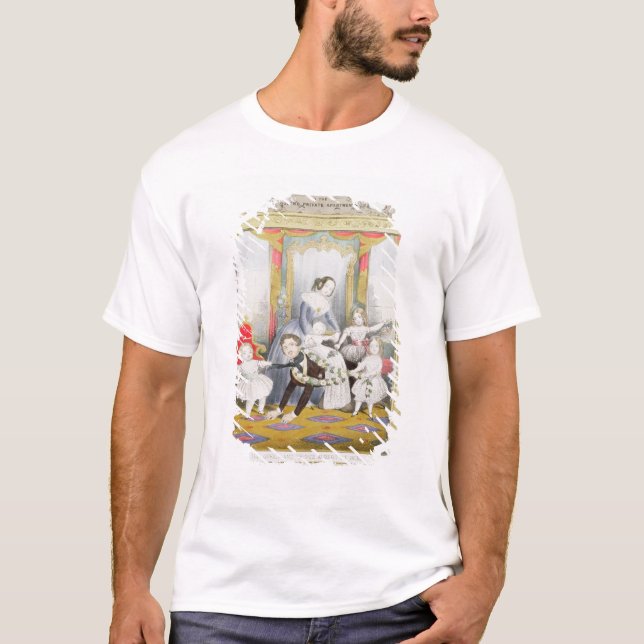 Drottningen och princen Albert hemma T Shirt (Framsida)