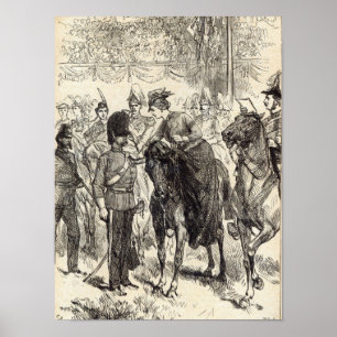 Drottningen som distribuerar Victoria Kor Poster