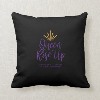 Drottningen stiger upp dekorativ kudde