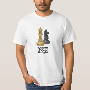 Drottningen tar riddaren - värdera T-tröja T-shirt