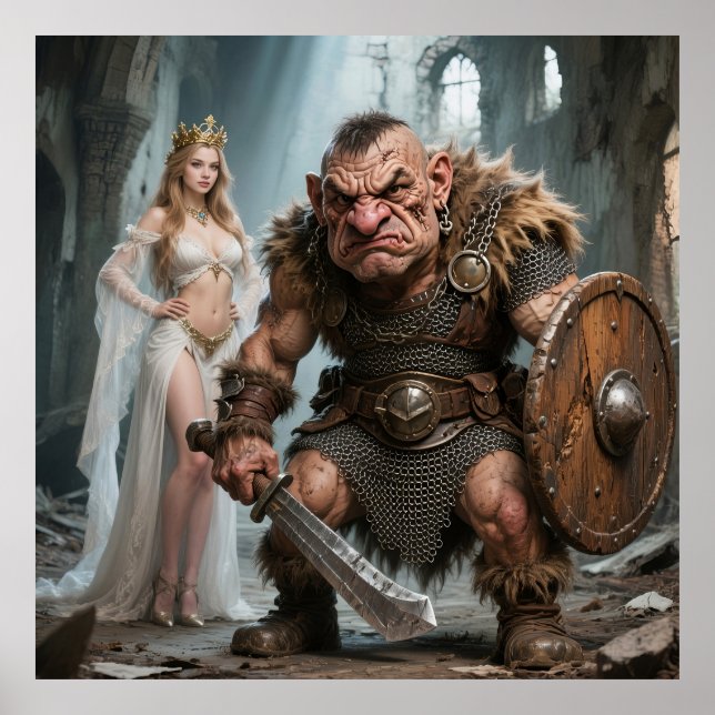 Drottningens beskyddare poster (Framsidan)