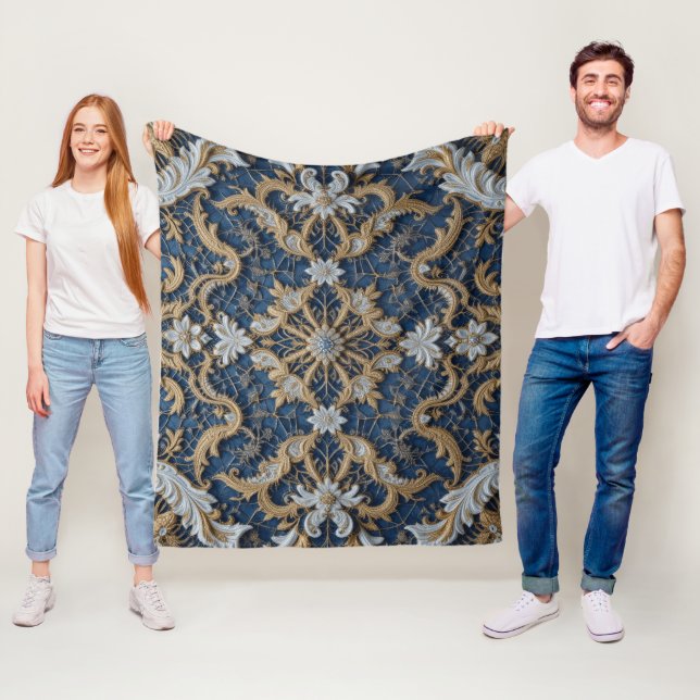 Drottningens Bluish Embrace Fleecefilt (På plats)