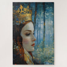 Drottningens Borttappad Heart Fairytale Porträtt