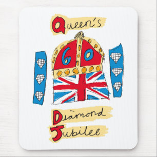Drottningens Diamond Jubilee Emblem Musmatta