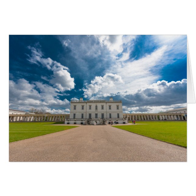 Drottningens hus, Greenwich Hälsningskort (Framsidan Horizontal)