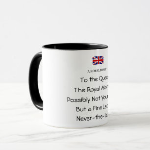 Drottningens roliga skål - rolig kaffemugg