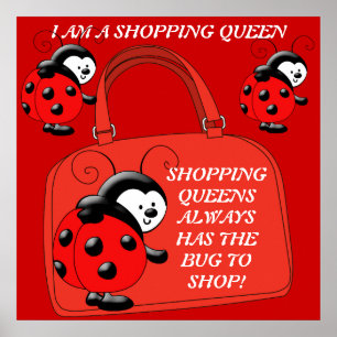 DROTTNINGENS SHOPPINGSAMLING POSTER