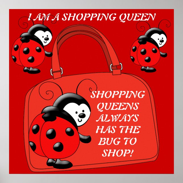 DROTTNINGENS SHOPPINGSAMLING POSTER (Framsidan)