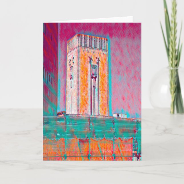 Drottningens tunnelventilationsaxel kort (Framsida)