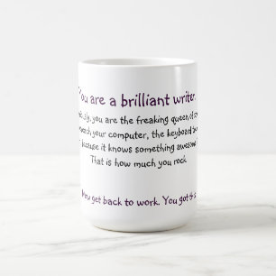 Drottningförfattaremugg Kaffemugg