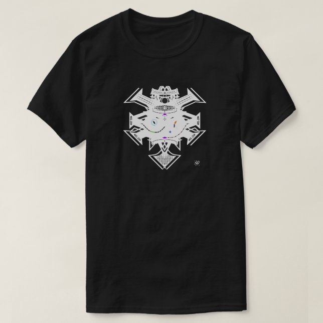 Drottninggudinna (utlänning?) porträtt v2 t-shirt (Design framsida)