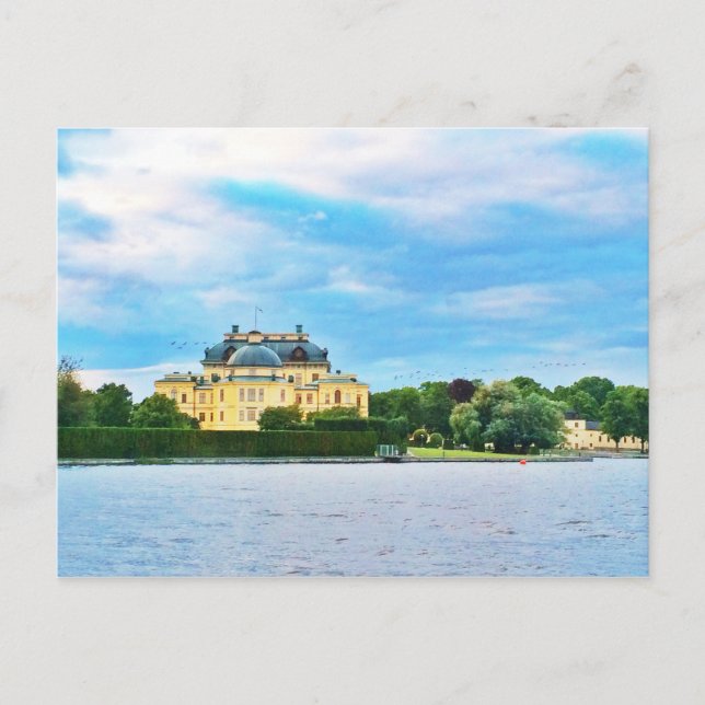 Drottningholm Palace i Sverige Vykort (Framsida)