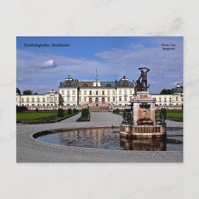 Drottningholm, Stockholm, Foto ... Vykort (Framsida)