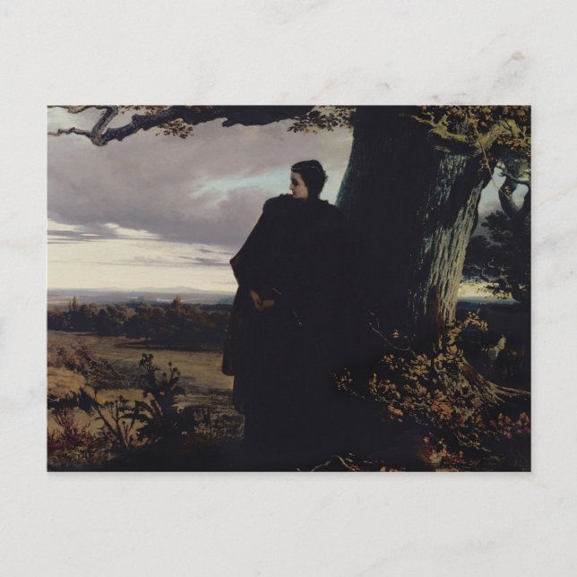 DrottningIsabellas avsked till Transylvania, 1863 Vykort (Framsida)