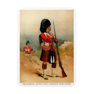 DrottningKamerunHighlanders Magnet