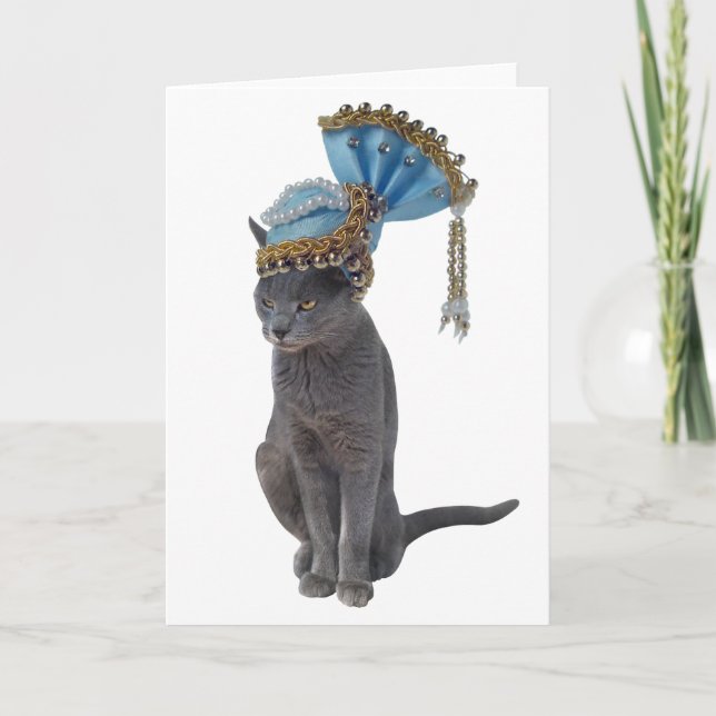 Drottningkattkort Kort (Framsida)