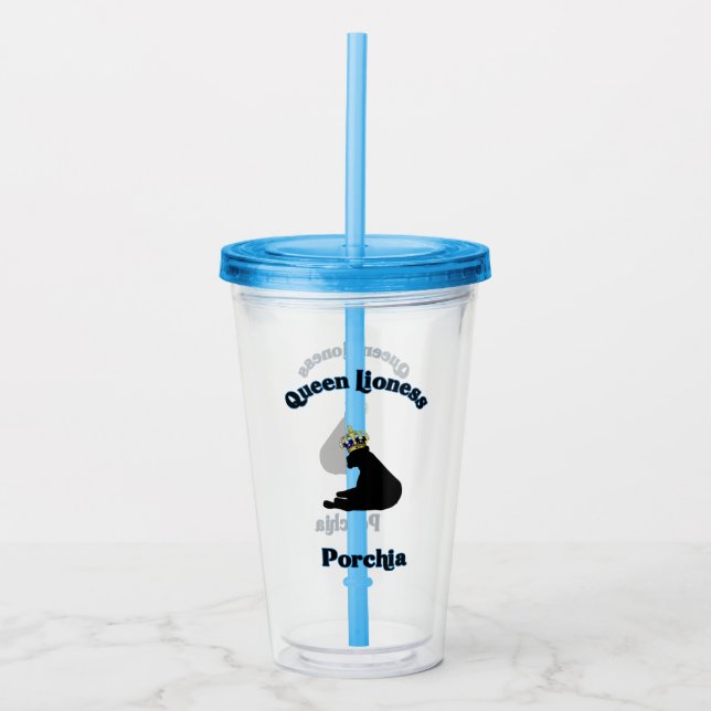 DrottningLionessPorchia kopp Take Away Mugg (Framsida)