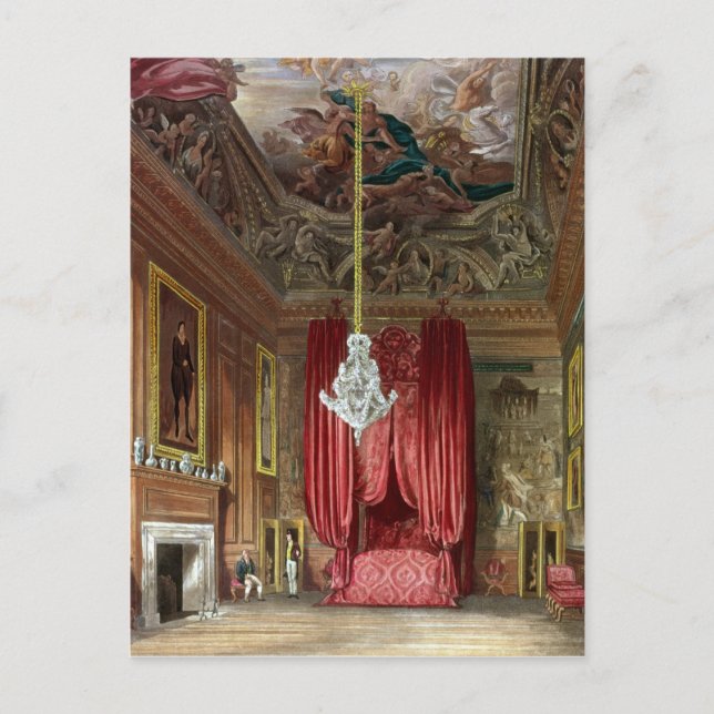 DrottningMarys statlig kammare för säng, Hampton Vykort (Framsida)