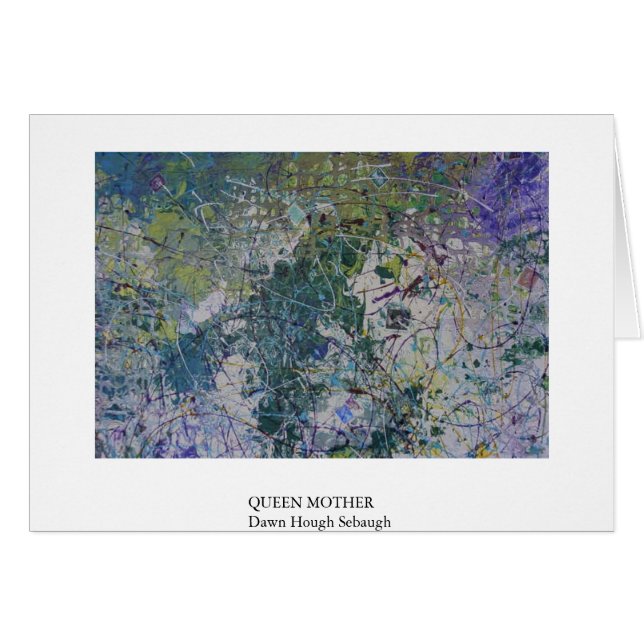 DROTTNINGMODER HÄLSNINGSKORT (Framsidan Horizontal)