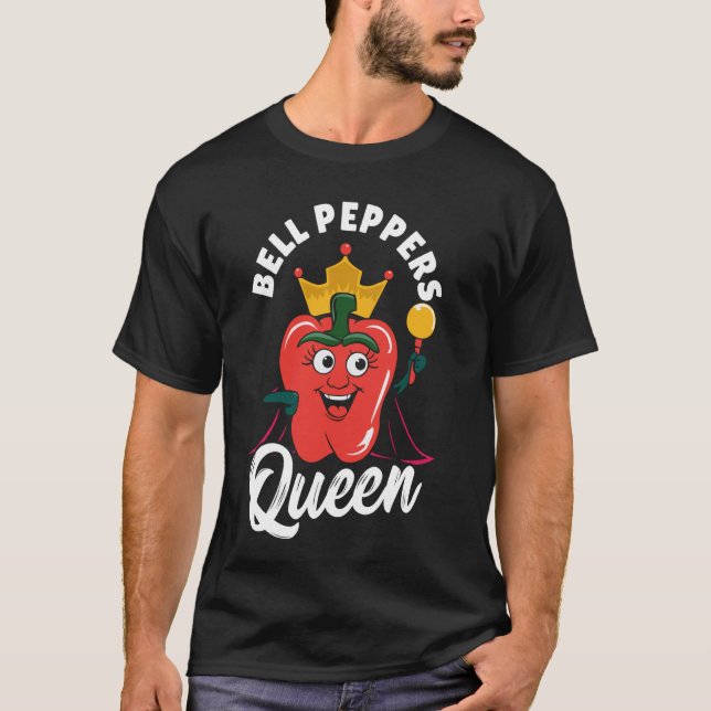 Drottningpaprikor T Shirt (Framsida)