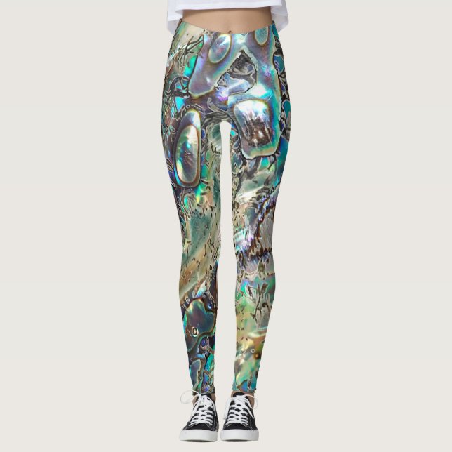 Drottningpauasnäcka Leggings (Framsida)