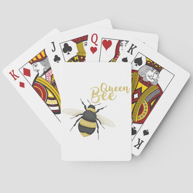 Drottningsbi Casinokort (Baksidan)