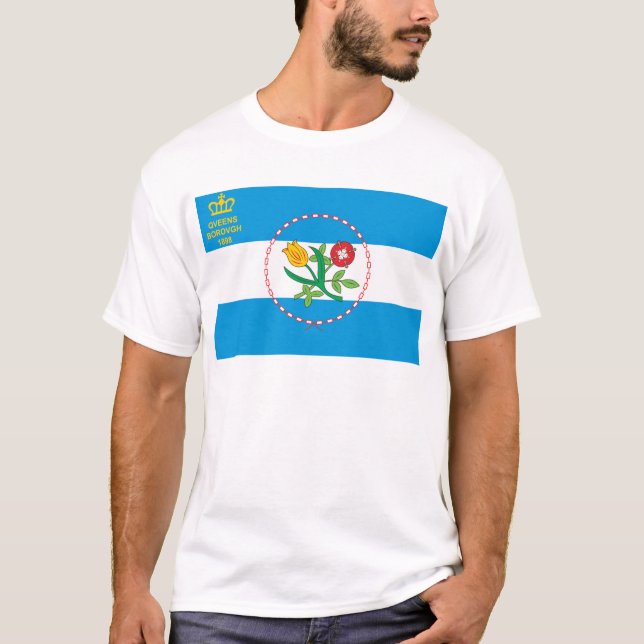 Drottningstadflagga T-shirt (Framsida)