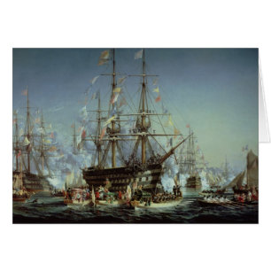 DrottningVictorias besök till Cherbourg, 1858 Hälsningskort