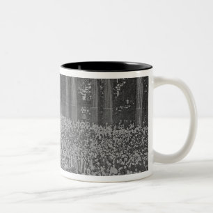 DrottningVictorias diamantjubileum, 1897 Två-Tonad Mugg