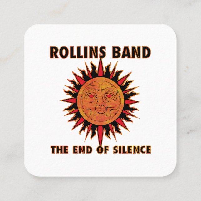 Droud-drömband Fyrkantigt Visitkort (Baksida)