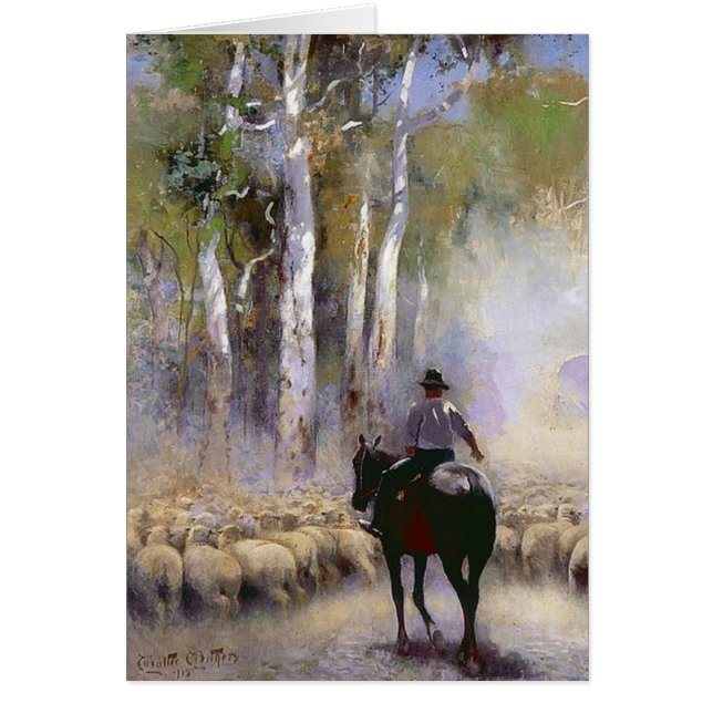 Droveren Hälsningskort (Framsidan)