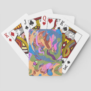 "Drowning" Abstrakt Art Spel Kort