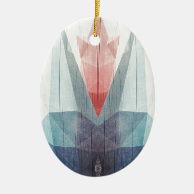 Drowning Tulip Julgransprydnad Keramik (Framsidan)