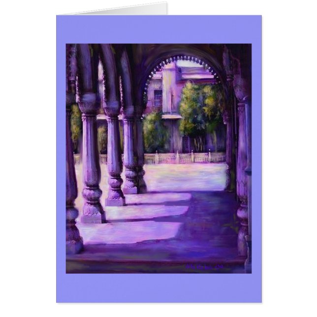 Drowsy Aeftermiddag Hälsningskort (Framsidan)