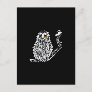 Drowsy Uggla vycard Vykort