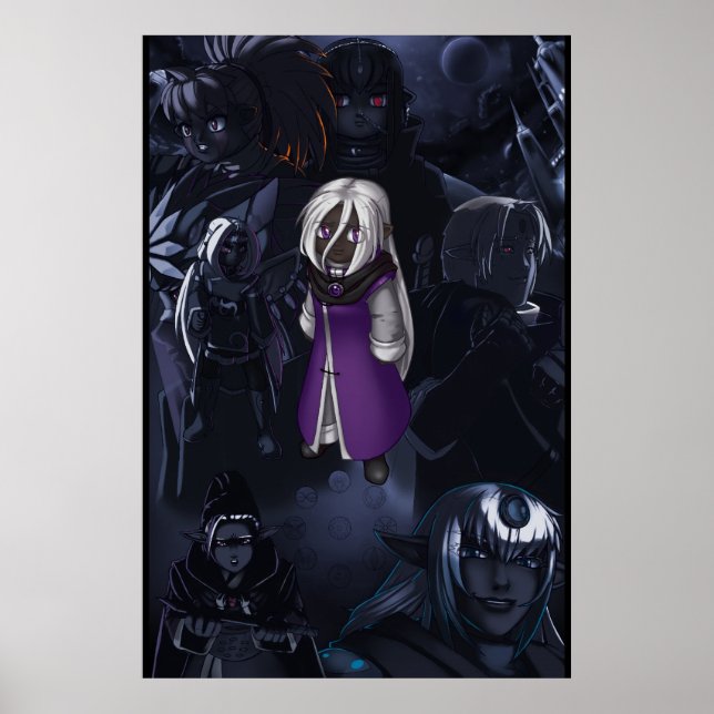 Drowtaler : Onunless age : förhandsgranskning av k Poster (Framsidan)