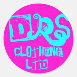 DRS Round Sticker Runt Klistermärke