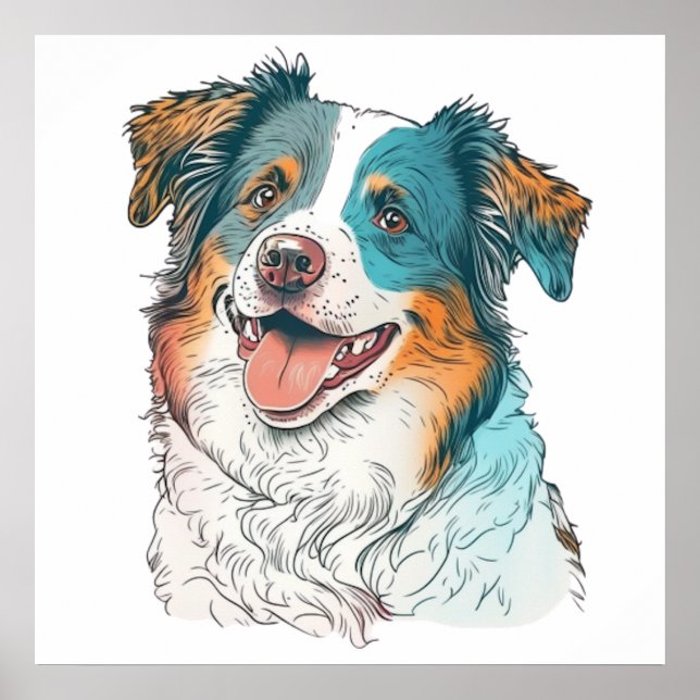 Druck, Hochwertiges Poster-Papier (Matt) Poster (Framsidan)