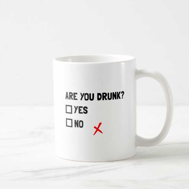 Drucken är du kaffemugg (Höger)