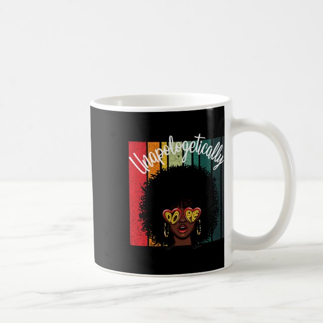 Drug African American Emdriven Black Women Kaffemugg (Höger)
