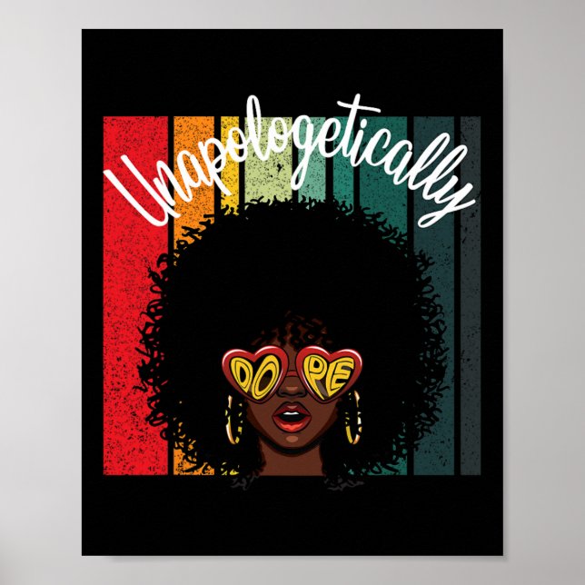 Drug African American Emdriven Black Women Poster (Framsidan)