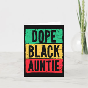Drug Black Auntie Moster Junette History Month Mor Kort