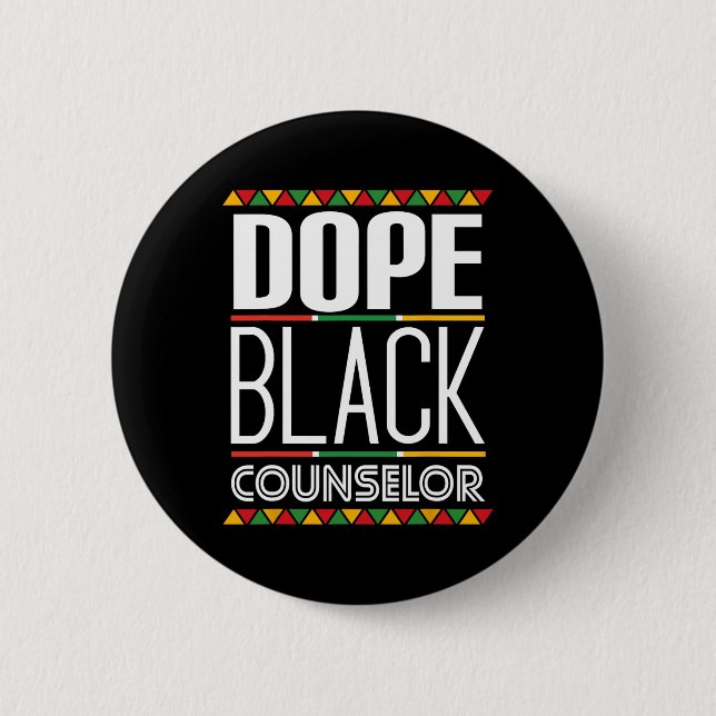 Drug Black Counselor Black History Month Knapp (Framsida)