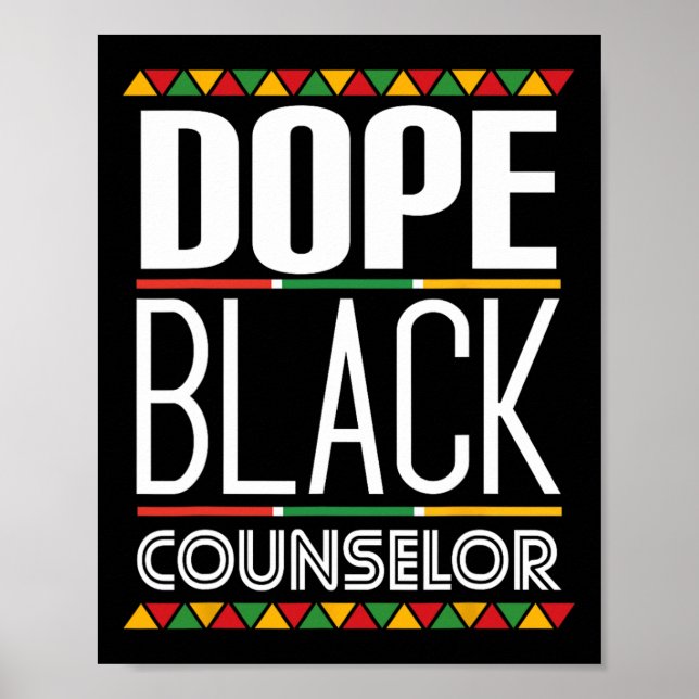 Drug Black Counselor Black History Month Poster (Framsidan)
