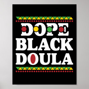 Drug Black Doula African Amerikansk historia, proj Poster