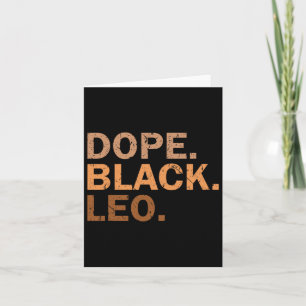 Drug Black Leo Melanin African Zodiac Leo Kort