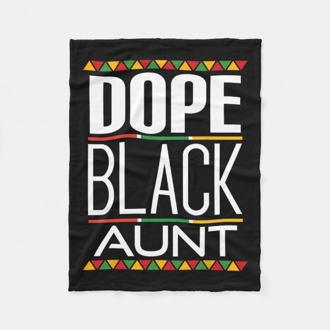 Drug Black Moster Black History Month Fleecefilt (Framsidan)