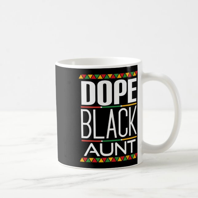 Drug Black Moster Black History Month Kaffemugg (Höger)