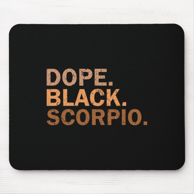 Drug Black Scorpio Melanin African Zodiac Scorpio  Musmatta (Framsidan)
