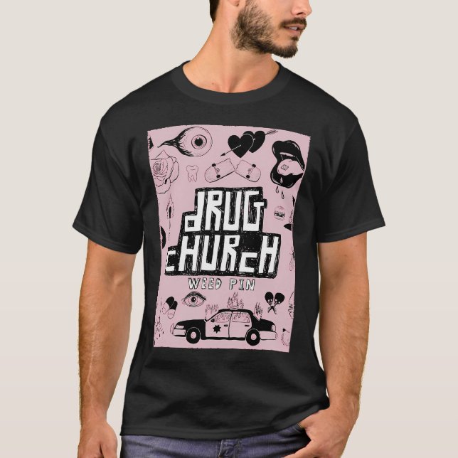 DRUG CHURCH BAND T SHIRT (Framsida)